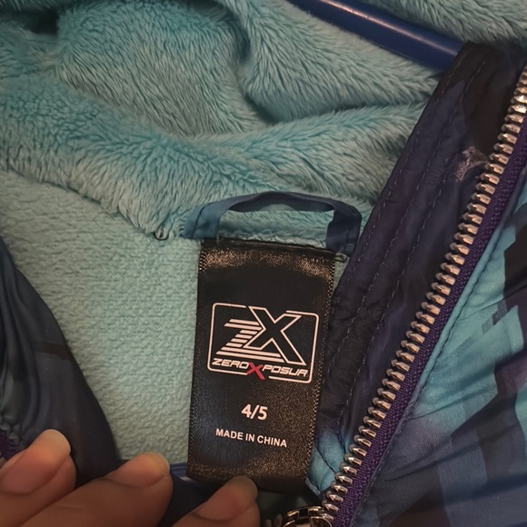 ZeroXposur Kids' Jacket with Blue and Purple Details - Picture 2 of 3